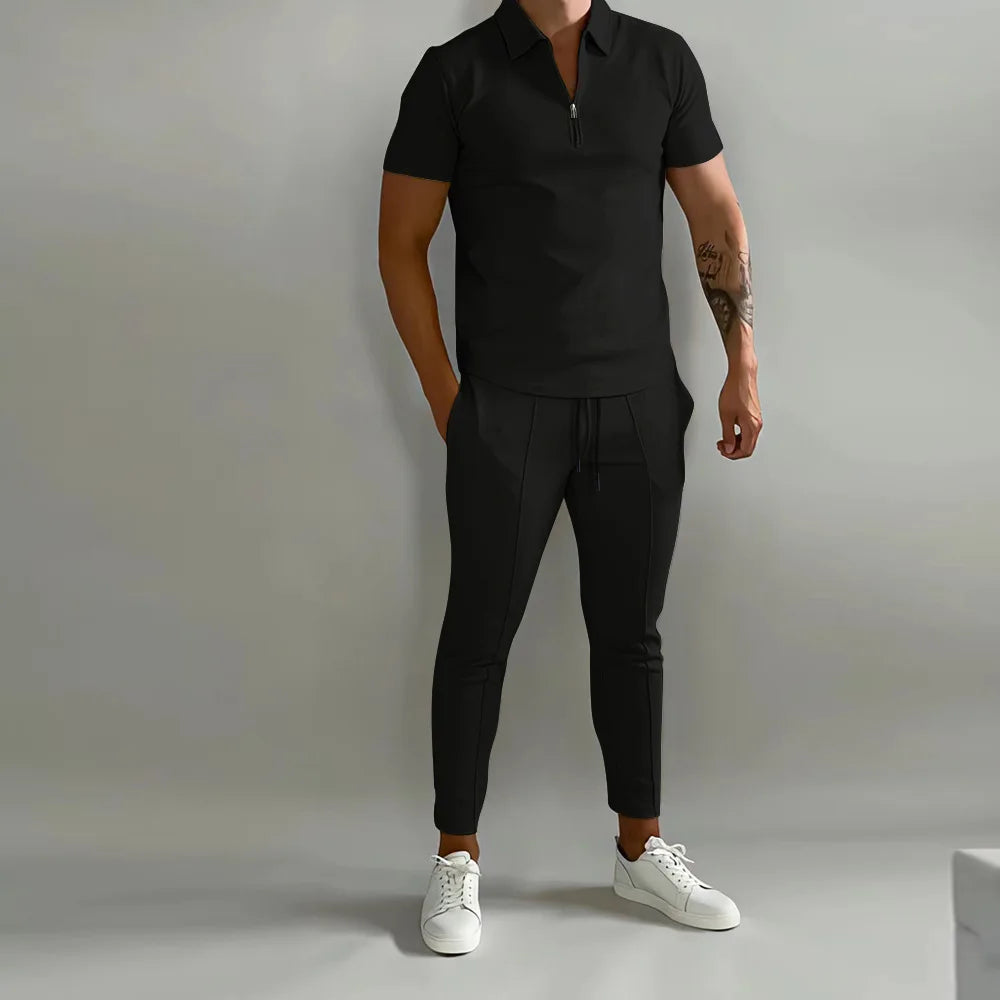 Adin Set™ | Polo-shirt en Stretch Broek