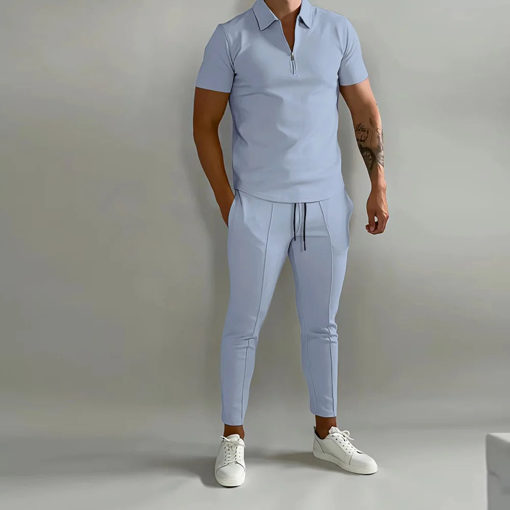 Adin Set™ | Polo-shirt en Stretch Broek